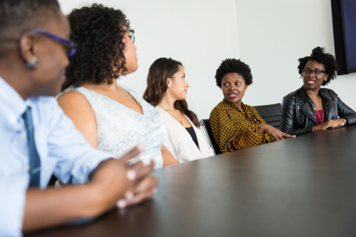 Inclusive workplace practices include employing a mixture of races, ages and genders in a workplace that values equal opportunity.