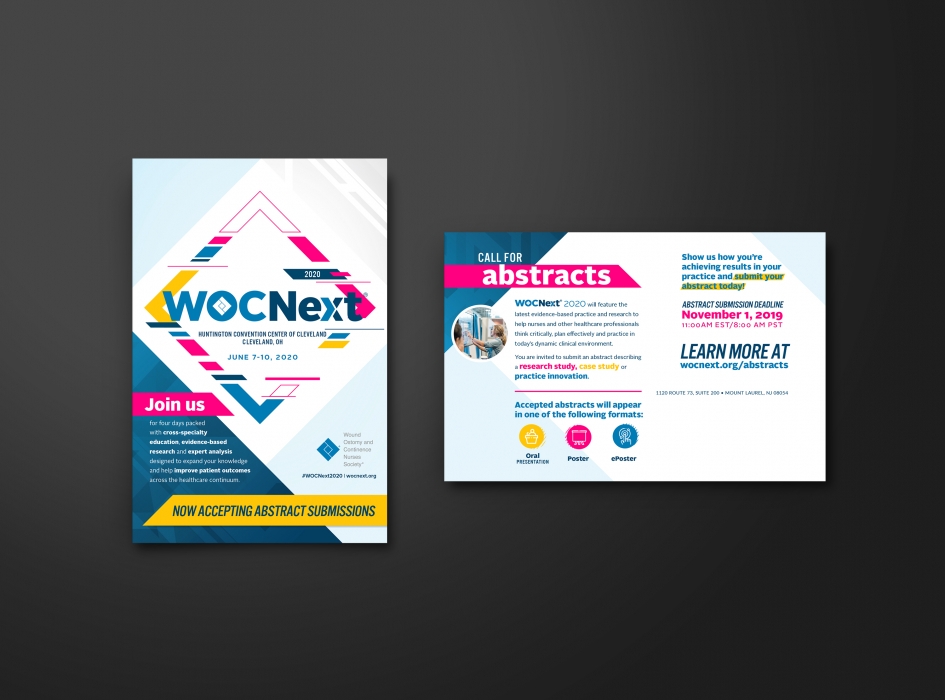 WOCNext Call for Abstracts Direct Mail Postcard