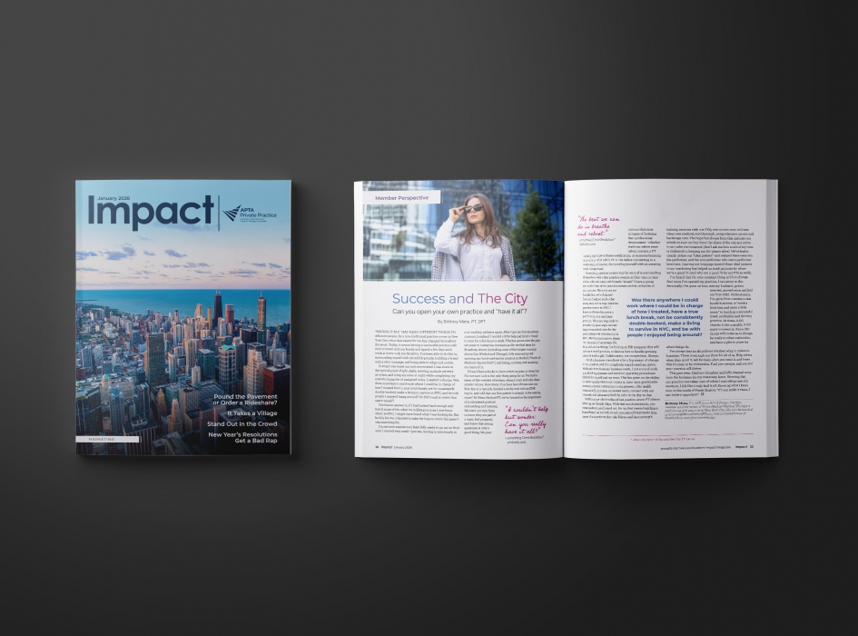 APTA Private Practice Impact Magazine