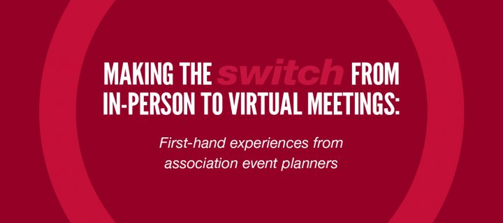 Transitioning in-person to digital meetings.